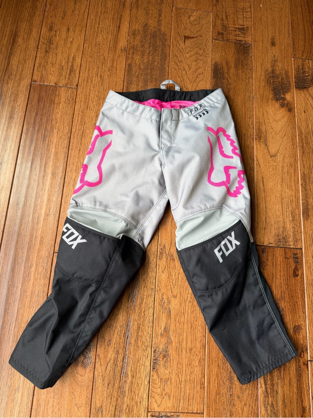 Fox Kids Gray, Pink & Black Motocross Joggers